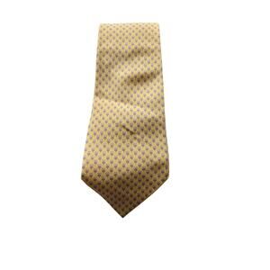 Salvatore Ferragamo yellow patterned tie
